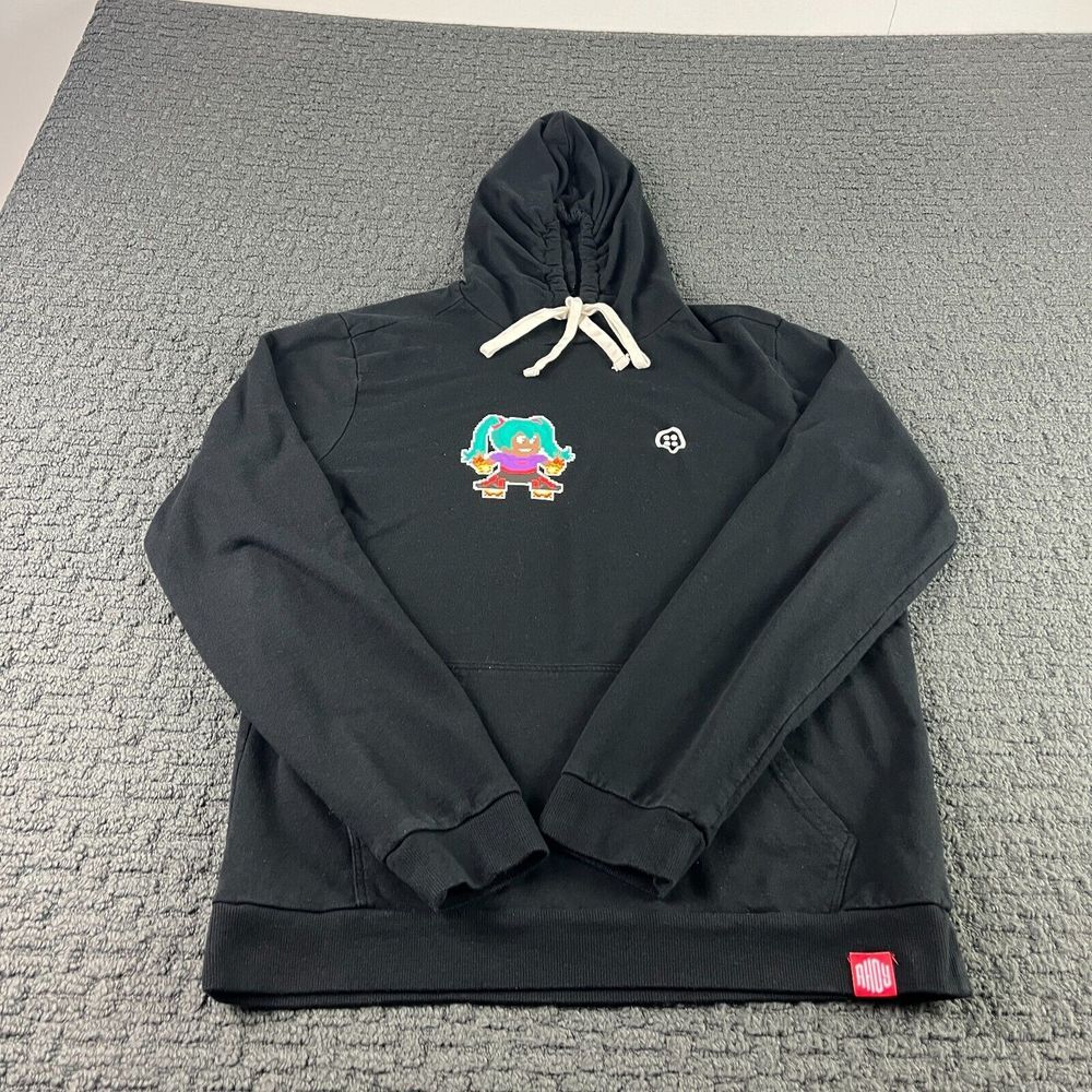 Marine Layer Hoodie Mens Medium Black Pullover Sweatshirt